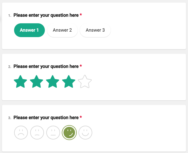 Rating Scale Example