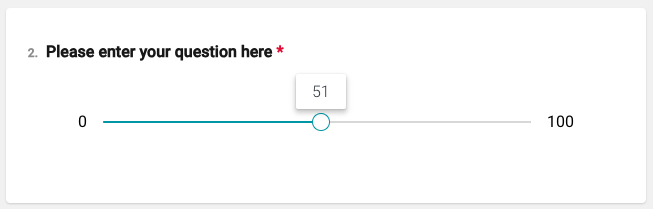 Slider Question Example