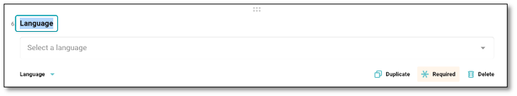 Expression question type settings