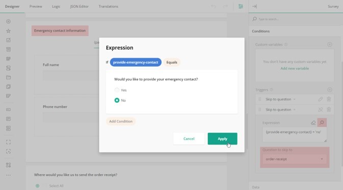 Designing Survey Flow