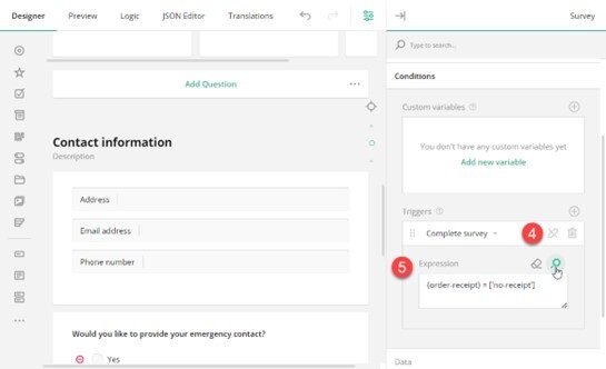 Designing Survey Flow
