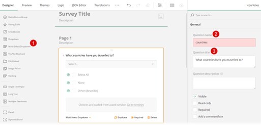 Designing Survey Flow