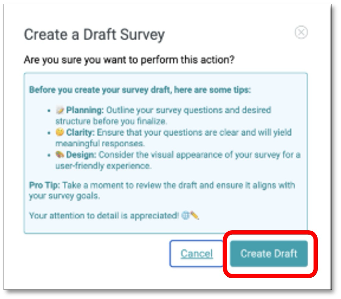 Save as draft