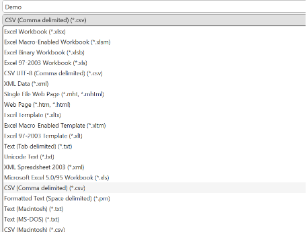 CSV file preparation