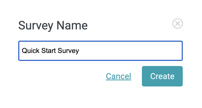 Naming the survey