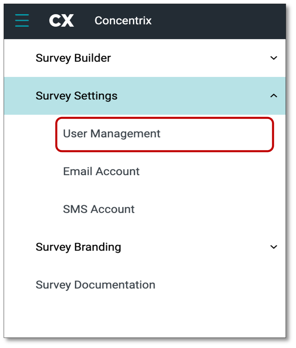 Survey Administration and Settings