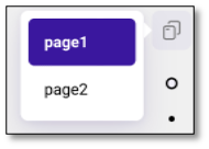 Designer module interface with drag-and-drop question builder and page navigation icon