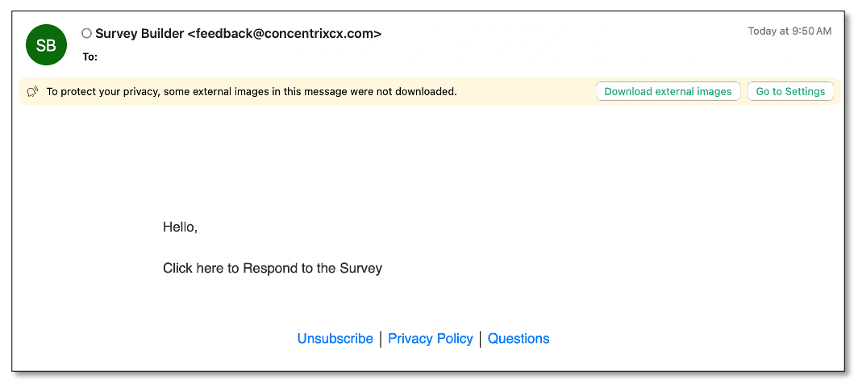 Survey analytics dashboard with key performance indicators