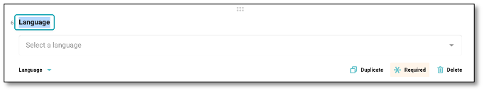 Multi-language dropdown with available translation options