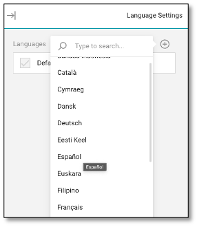 Translation settings for survey question localization