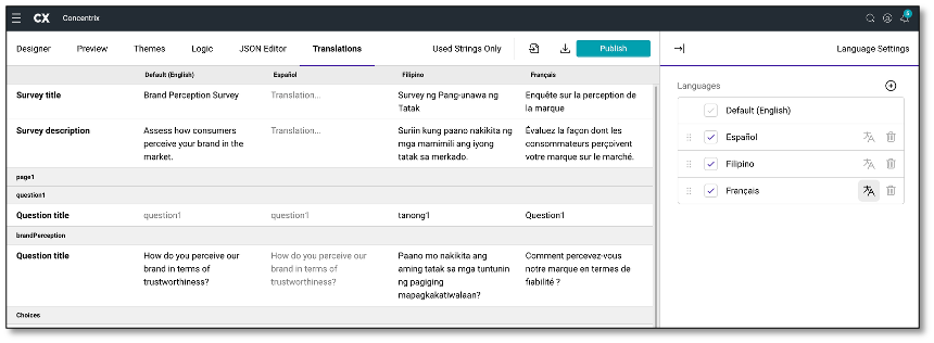 Translation quality metrics and accuracy indicators