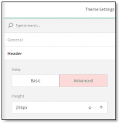Logo upload interface in Designer module with file selection options