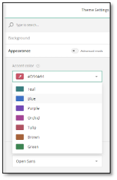 Survey elements highlighted with accent color for key components