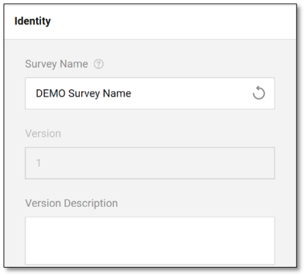 Survey mode selection between Read-only and Editable options