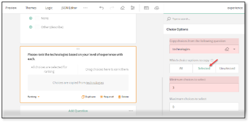 External file import for bulk choice entry with pipe delimiter