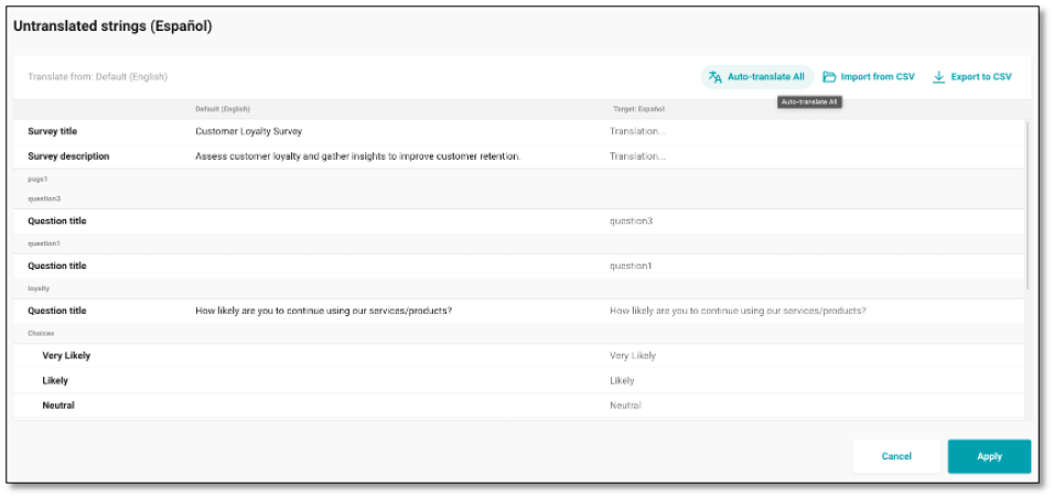 Survey Creation and Distribution