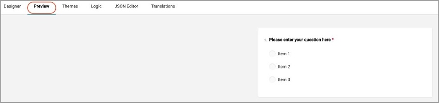 Survey Creation and Distribution
