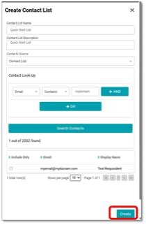 Survey Creation and Distribution