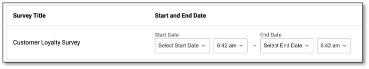 Survey Creation and Distribution