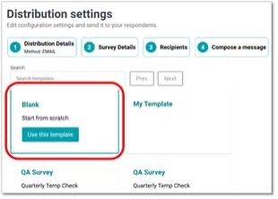 Survey Creation and Distribution