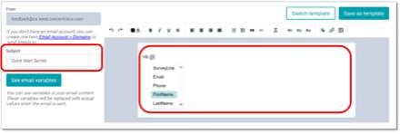 Survey Creation and Distribution