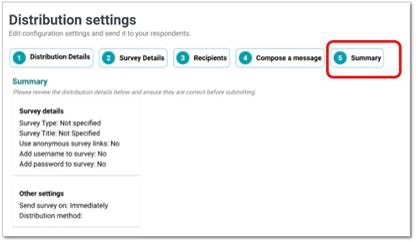 Survey Creation and Distribution