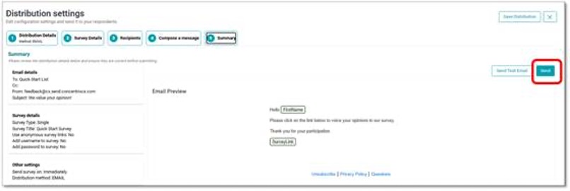 Survey Creation and Distribution