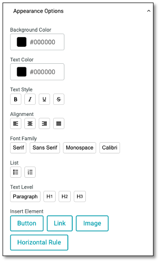 Login page customization options