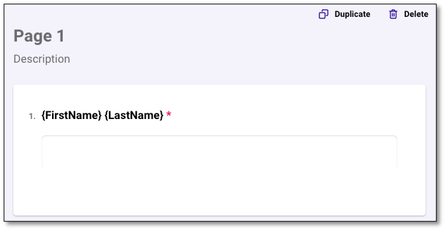 Variable insertion using curly brackets