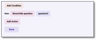 Variable-based condition settings