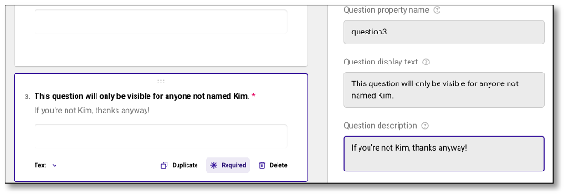 Question Description field enhancement