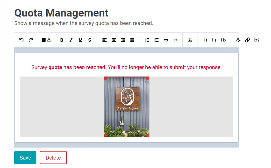 Quota Management