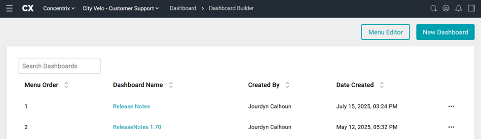 Dashboard